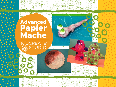 Kidcreate Studio - Oak Park. Advanced Papier Mache Weekly Class (7-12 Years)