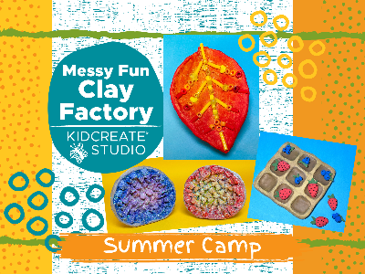 Messy Clay Fun Factory- Summer Camp (4-10Y)