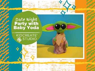 Kidcreate Studio - Newport News. Date Night- Party with Baby Yoda (3-9 Years)