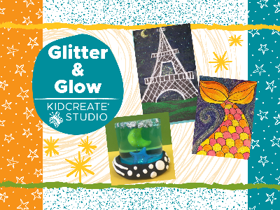 Kidcreate Studio - Ashburn.  Glitter & Glow Weekly Class (5-12 Years)