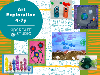 Art Exploration Weekly Class (4-7 y)