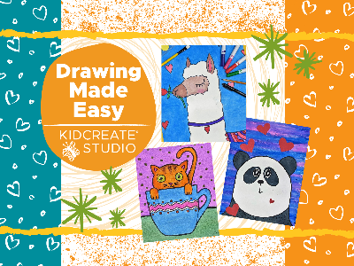 Kidcreate Studio - Mansfield. At Russell Farm Drawing Made Easy Homeschool Class -  (6-12years)