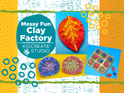 Homeschoolers Messy Fun Clay Factory Weekly Class (4-10 Years)